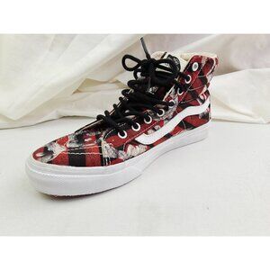 Vans Della Women Size 7 Men Size 5.5 Hi Lave Burgundy Fashion Sneakers Worn Once